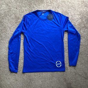 NWT Twisty Tee Athletic T-Shirt Men's Size Medium Blue Stretch Long Sleeve Tee
